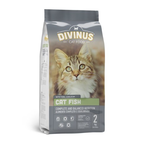 Divinus Cat Fish dla kotów dorosłych 2kg Divinus Cat Fish dla kotów dorosłych 2kg