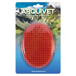 [W] ARQUIVET Metalowa gumowa szczotka z kolcami - 13,5 x 21 cm Arquivet