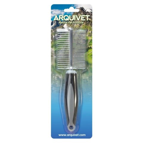 [W] ARQUIVET Podwójny metalowy grzebień 21 x 5,5 cm Arquivet