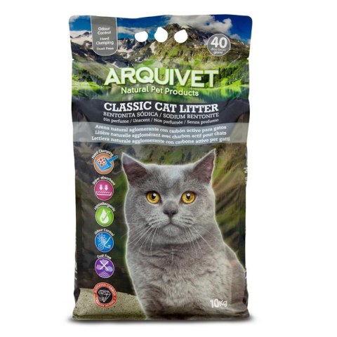 ARQUIVET Żwirek bentonitowy z aktywnym węglem 10 kg Arquivet