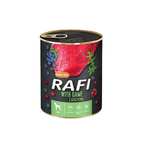 Rafi z dziczyzną, borówką i żurawiną 800 g Rafi Rafi z dziczyzną, borówką i żurawiną 800 g Rafi