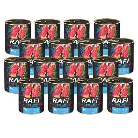 Rafi z jagnięciną, borówką i żurawiną 12 x 800 g Rafi Rafi z jagnięciną, borówką i żurawiną 12 x 800 g Rafi