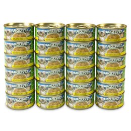 Arquivet Puszka dla kota o smaku tuńczyka i serem 24 x 80 g Arquivet