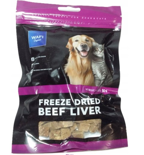 WAFI freeze dried beef liver 50g WAFI WAFI freeze dried beef liver 50g WAFI