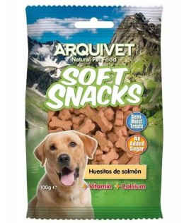 Arquivet Fresh Ciasteczka kosteczki łosoś pies 100g ARQUIVET
