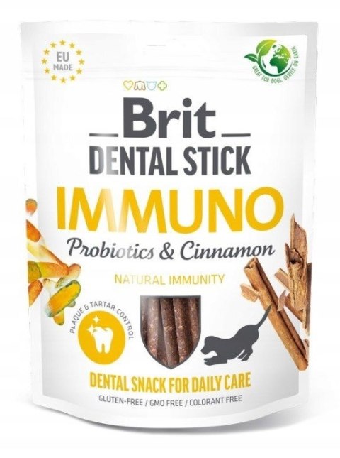 BRIT Dental Stick Immuno Probiotics & Cinnamon - przysmak dla psa - 251 g Brit