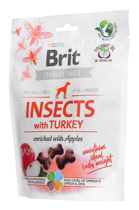 Brit Care Dog Insect&Turkey - Przysmak dla psa - 200 g Brit Brit Care Dog Insect&Turkey - Przysmak dla psa - 200 g Brit