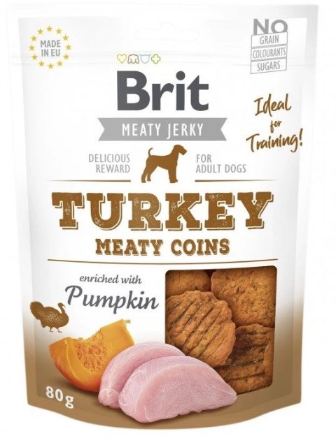 Brit Jerky Turkey Meaty Coins - Indyk - przysmak dla psa - 200 g Brit Brit Jerky Turkey Meaty Coins - Indyk - przysmak dla psa - 200 g Brit