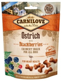 CARNILOVE Fresh Crunchy Struś z jeżynami - przysmak dla psa - 200 g CARNILOVE