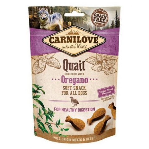 CARNILOVE Soft Moist Snack Quail+Oregano - przysmak dla psa - 200 g CARNILOVE CARNILOVE Soft Moist Snack Quail+Oregano - przysmak dla psa - 200 g CARNILOVE