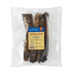 Gryzak dla psów PETMEX Tchawica wołowa 30cm 3szt PETMEX