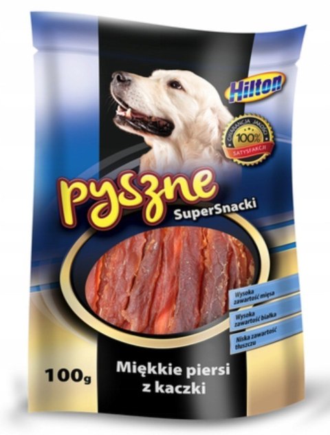 HILTON Miękkie piersi z kaczki - przysmak dla psa - 100 g Hilton