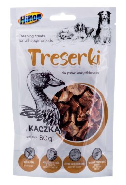 HILTON Treserki mięsne z kaczki - przysmak dla psa - 80 g Hilton