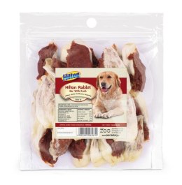 HILTON Ucho królicze z kaczką - gryzak dla psa - 500g Hilton