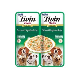 INABA Dog Twin Kurczak Warzywa - Przysmak dla psów - 2x40g INABA