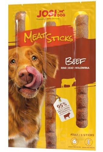 JosiDog Meat Sticks wołowina 33g 3szt JOSERA JosiDog Meat Sticks wołowina 33g 3szt JOSERA