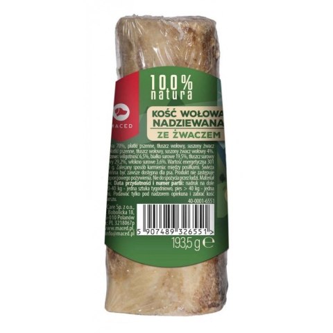 MACED Kość Nadziewana ze Żwaczem dla psa 193,5 g MACED MACED Kość Nadziewana ze Żwaczem dla psa 193,5 g MACED