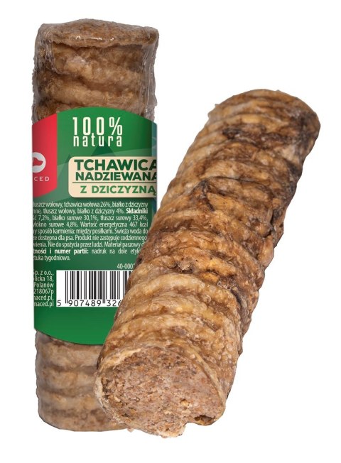 MACED Tchawica mała Nadziewana z Dziczyzną 120g dla psa MACED