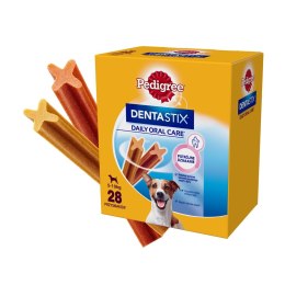 PEDIGREE DentaStix Small - przysmak dentystyczny dla psów małych ras - 28 sztuk (4x110 g) Pedigree