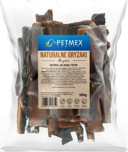 PETMEX Gryzak naturalny skóra z jelenia 500g PETMEX