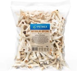 PETMEX Łapka kurza biała - gryzak dla psa -1000g PETMEX