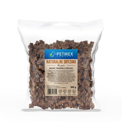 PETMEX Mięsne trenerki z królika - przysmak dla psa - 500 g PETMEX PETMEX Mięsne trenerki z królika - przysmak dla psa - 500 g PETMEX
