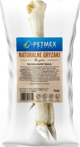 PETMEX Racica Sarny biała - Przysmak dla psa - 1szt PETMEX