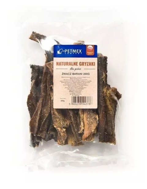 PETMEX Żwacz Barani - Przysmak dla psa - 200g PETMEX