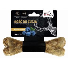 SYTA MICHA Kość ze Skóry Jelenia i Jagody 13,5cm SYTA MICHA