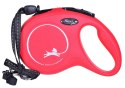 Smycz flexi automatyczna New Classic M linka 8 m - dla psa do 20 kg, kolor czerwony Flexi