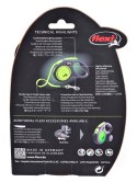 Smycz flexi automatyczna New Neon S taśma 5 m - dla psa do 15 kg, kolor zielony Flexi