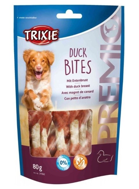 TRIXIE Snacki Premio Kaczka - przysmak dla psa - 80 g TRIXIE