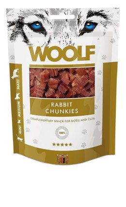 WOOLF Przysmak Rabbit Chunkies dla psa 100g WOOLF