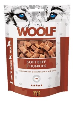 WOOLF Przysmak Soft Beef dla psa CHUNKIES WOOLF