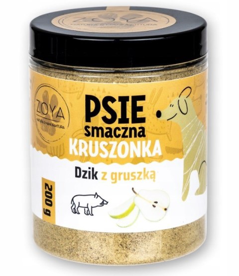 ZOYA Kruszonka Dzik - Przysmak dla psów - 200g ZOYA ZOYA Kruszonka Dzik - Przysmak dla psów - 200g ZOYA