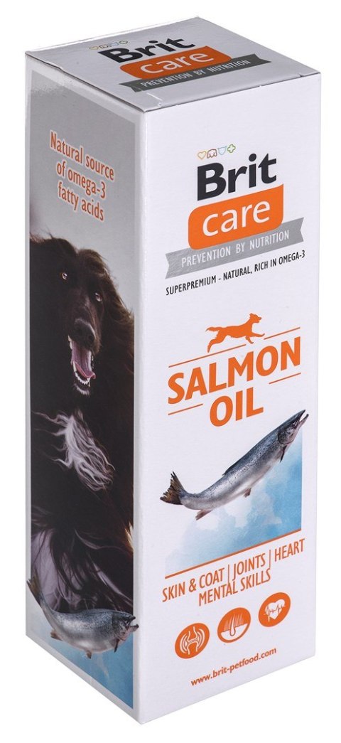 BRIT CARE Olej z łososia - suplement diety na sierść i skórę dla psów i kotów - 250 ml Brit BRIT CARE Olej z łososia - suplement diety na sierść i skórę dla psów i kotów - 250 ml Brit