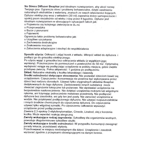 Beaphar aromatyzer behawioralny dla psów 30ml Beaphar Beaphar aromatyzer behawioralny dla psów 30ml Beaphar
