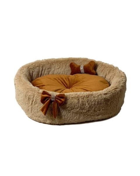 GO GIFT Kokardka camel L - legowisko dla zwierząt - 55 x 52 x 18 cm Go Gift
