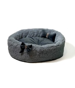 GO GIFT Kokardka szare L - legowisko dla zwierząt - 55 x 52 x 18 cm Go Gift