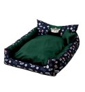 GO GIFT Korona Legowisko dla psa i kota XXL - zielony - 110x90x18 cm Go Gift