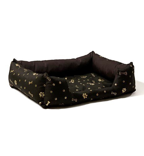 GO GIFT Kostka Legowisko dla psa L - brązowy - 65x45x15 cm Go Gift