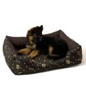 GO GIFT Kostka Legowisko dla psa L - brązowy - 65x45x15 cm Go Gift