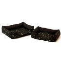 GO GIFT Kostka Legowisko dla psa L - brązowy - 65x45x15 cm Go Gift