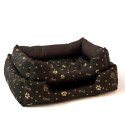 GO GIFT Kostka Legowisko dla psa XL - brązowy - 75x55x15 cm Go Gift