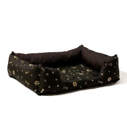 GO GIFT Kostka Legowisko dla psa XXL - brązowy - 90x63x16 cm Go Gift
