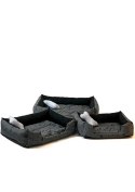 GO GIFT Legowisko dla psa XL - grafit - 75x55x15 cm Go Gift