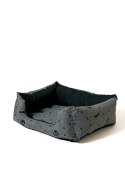 GO GIFT Legowisko dla psa XL - grafit - 75x55x15 cm Go Gift