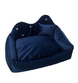 GO GIFT Prince granatowe XXL - legowisko dla zwierząt - 70 x 55 x 12 cm Go Gift