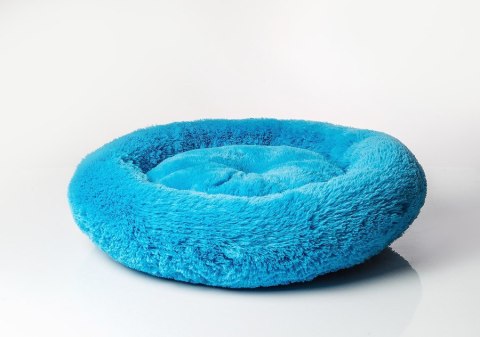 GO GIFT Shaggy niebieski M - legowisko dla zwierząt - 57 x 57 x 10 cm Go Gift