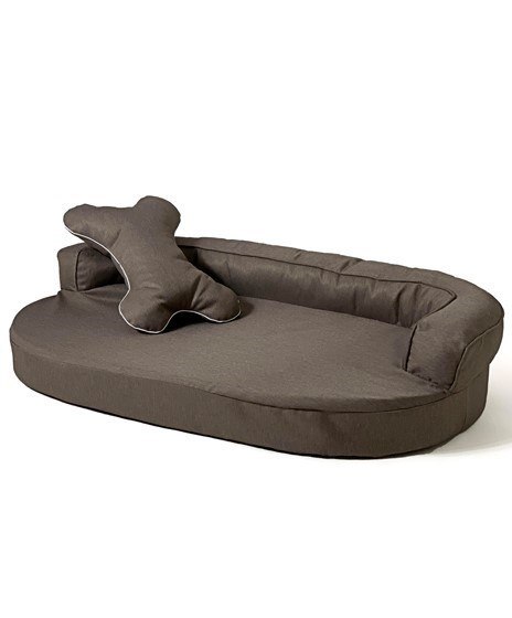 GO GIFT Sofa owalna - legowisko dla zwierząt brąz - 100 x 65 x 10 cm Go Gift GO GIFT Sofa owalna - legowisko dla zwierząt brąz - 100 x 65 x 10 cm Go Gift